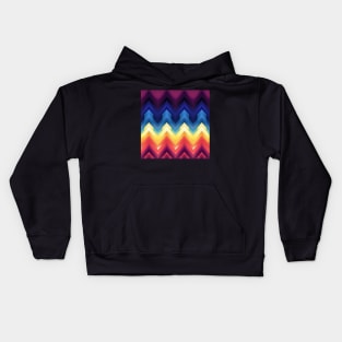 Pixel Art Repeating Pattern Kids Hoodie